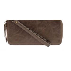 NEW JOY SUSAN women's zip around wallet in brown